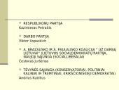 Lietuvos Respublikos Seimo rinkimai 2004 metų spalio 10 dieną. Pirmas rinkimų turas 3 puslapis