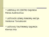 Lietuvos Respublikos Seimo rinkimai 2004 metų spalio 10 dieną. Pirmas rinkimų turas 5 puslapis