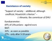 Lithuania's entry into the Eurozone 13 puslapis