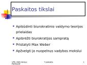 M. Weber idealaus biurokratinio valdymo teorija 2 puslapis