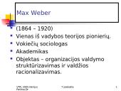 M. Weber idealaus biurokratinio valdymo teorija 6 puslapis