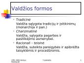 M. Weber idealaus biurokratinio valdymo teorija 9 puslapis