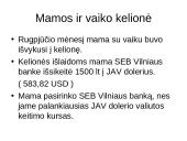 Mano šeimos biudžetas - projektas 9 puslapis