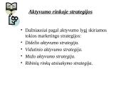 Marketingo strateginis planavimas 9 puslapis