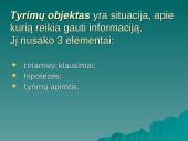 Marketingo tyrimų procesas 19 puslapis