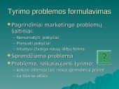 Marketingo tyrimų procesas 9 puslapis