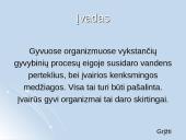 Medžiagų apykaitos produktų šalinimas organizmuose 3 puslapis