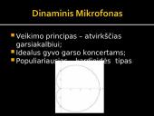 Mikrofonų tipai. Fizinės ir elektrinės savybės 5 puslapis