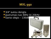 Mikrofonų tipai. Fizinės ir elektrinės savybės 9 puslapis