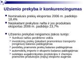 Mokėjimo balanso tendencijos Lietuvoje 2006 metais 6 puslapis