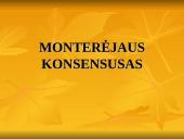 Monterėjaus konsensusas
