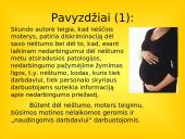 Moterų diskriminacijos problema darbe 12 puslapis