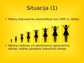 Moterų diskriminacijos problema darbe 5 puslapis