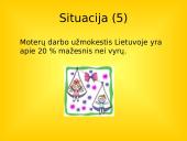 Moterų diskriminacijos problema darbe 9 puslapis