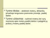 Moterų padėtis darbe privačioje įmonėje 2 puslapis