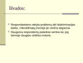 Moterų padėtis darbe privačioje įmonėje 11 puslapis