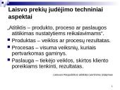 Natūrinis (daiktinis) įmonės veiklos tyrimo aspektas 16 puslapis