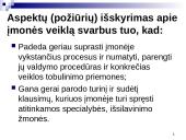 Natūrinis (daiktinis) įmonės veiklos tyrimo aspektas 3 puslapis