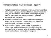 Naujausios Lietuvos transporto veiklos strateginės kryptys 18 puslapis