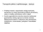 Naujausios Lietuvos transporto veiklos strateginės kryptys 19 puslapis