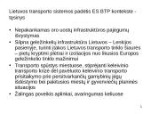 Naujausios Lietuvos transporto veiklos strateginės kryptys 4 puslapis
