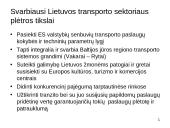 Naujausios Lietuvos transporto veiklos strateginės kryptys 5 puslapis