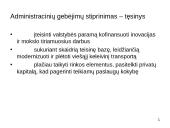 Naujausios Lietuvos transporto veiklos strateginės kryptys 10 puslapis