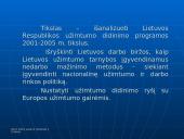 Lietuvos Respublikos užimtumo didinimo programa 2 puslapis
