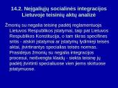 Neįgaliųjų socialinė integracija 11 puslapis