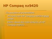 Nešiojamojo kompiuterio "HP Compaq nx9420" pristatymas 2 puslapis