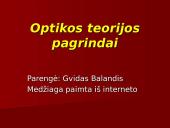 Optikos teorijos pagrindai