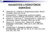 Organizacijos paskirtis ir strategija 15 puslapis