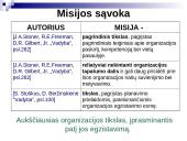 Organizacijos paskirtis ir strategija 5 puslapis