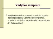 Organizacijos, vadovai, vadovavimas 2 puslapis
