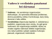 Organizacijos, vadovai, vadovavimas 16 puslapis