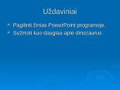 Paleontologija. Dinozaurų atsiradimas 3 puslapis