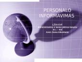 Personalo informavimas