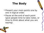 Preparing your oral presentation 9 puslapis