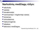 Priklausomybė nuo narkotikų ir prevencija 20 puslapis