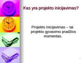 Projekto inicijavimas. Projekto idėjos analizė 2 puslapis