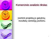 Projekto inicijavimas. Projekto idėjos analizė 7 puslapis