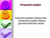 Projekto inicijavimas. Projekto idėjos analizė 9 puslapis