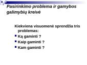 Retumas. Pasirinkimas