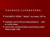 Salomėja Nėris – Lietuvos lakštingala 11 puslapis