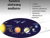 Saulės sistema - planetos, Saulė, asteroidai ir meteorai 2 puslapis