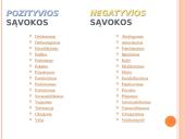 Sentencijos: negatyvios bei pozityvios sąvokos 2 puslapis