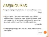 Sentencijos: negatyvios bei pozityvios sąvokos 18 puslapis