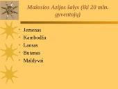 Silpniausiai išsivysčiusios Azijos regiono šalys 3 puslapis