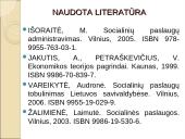 Socialinio darbo ekonomizavimas bei socialinių paslaugų efektyvumo analizė 15 puslapis