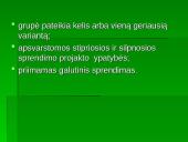 Sprendimų priėmimo procesas 9 puslapis